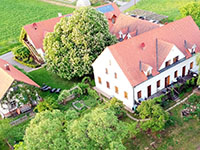 Naturidylle Hotel Landhofmühle im Südburgenland Luftaufnahme